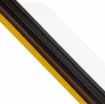 OKENNÍ LIŠTA 6MM/3MM S TĚSNĚNÍM, Ořech tmavý 3M - Obrázek 3