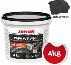 Tekutý papa 4kg Jurga Antracit