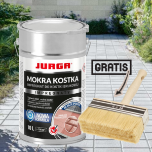 Impregnat do kostki brukowej Efekt Mokrej Kostki R 10L Jurga