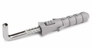 Kołek rozporowy 8x40 mm z hakiem kątowym - blister -