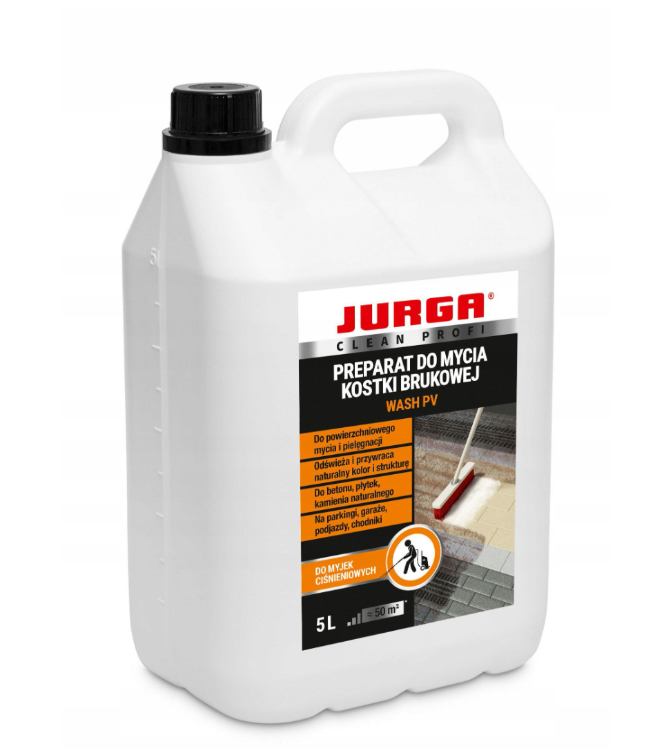 PREPARAT DO MYCIA KOSTKI BRUKOWEJ WASH PV 5l Jurga WASH PV