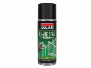 SOUDAL ALU ZINC SPRAY SHINY 400 ml Antikorozní Sprej s Hliníkem a Zinkem